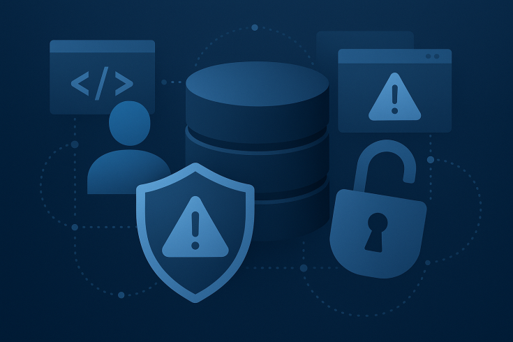 Abstract illustration of secure cloud servers and data protection network representing TPA cybersecurity.